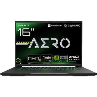 Gigabyte Aero 16" AMD Ryzen AI 7 350 32 GB RAM 1 TB SSD RTX 5070 Win 11 Home grau