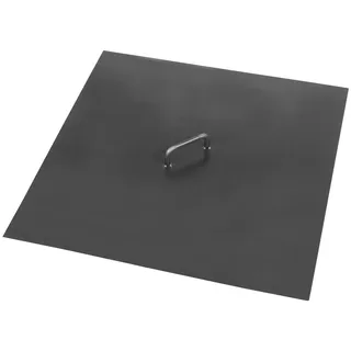 Cook King Deckel für Feuerschale 71,5x71,5 cm Feuerkorb, Feuerstelle Terrassenschale 71,5x71,5cm