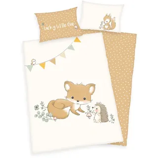 Baby Best Babybettwäsche "Waldfreunde", 2 Stk., mit liebevollem Motiv, bunt,