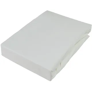 Novel Boxspring-Spannleintuch , Creme , Textil , 140x220 cm , in Übergrößen erhältlich, geeignet für Boxspringbetten , Heimtextilien, Bettwäsche & Leintücher, Leintücher, Spannleintücher Boxspringbett