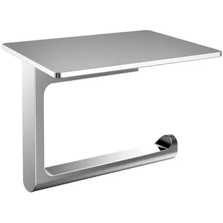 emco flow Toilettenpapierhalter mit UNIVERSALablage, chrom, 279800100