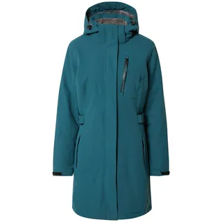Killtec Damen Parka Funktionsparka mit abzippbarer Kapuze KOW 165 WMN PRK wasserdicht, Winddicht, atmungsaktiv 00834-petrol 38