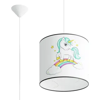 Hängeleuchte UNICORN 30 1xE27 15W PVC 95x30x30cm Sollux Lighting - Bunt