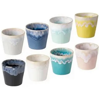 Costa Nova Kaffeebecherset 210Ml , Multicolor , Keramik , 8-teilig , 210 ml , Geschirr, Tassen, Tassen Sets