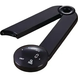 Camry Digital Electronic Folding Kitchen Skalen Reisen, Camping eins, falten Sie, 5 kg/11 lb, lb: oz/g fl'oz/ml, LED -Nummern (schwarz) - Schwarz