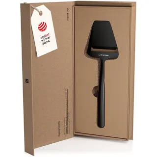 LARS NYSØM Käsehobel I Manueller Käseschneider I Käsehobel aus Edelstahl (Carbon Black)