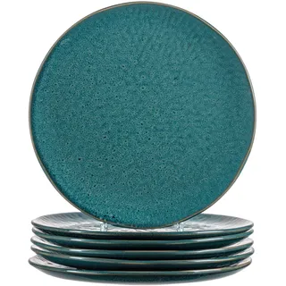 LEONARDO Speiseteller Matera 27 cm blau 6er Set