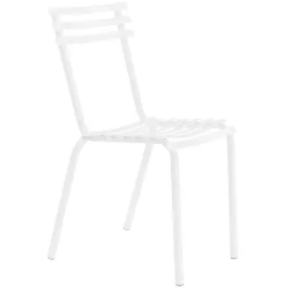 Stapelstuhl Flower Ethimo weiß, Designer Ethimo Design Studio, 45x85x52 cm