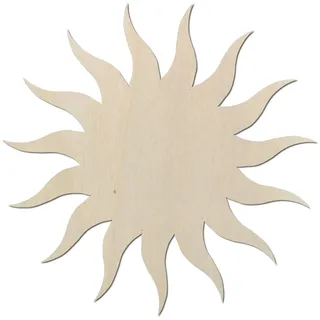 Kleenes Traumhandel - Sonne - Schlafzimmer Deko bis 60 cm Durchmesser aus Holz - Wanddeko Türdeko Kinderzimmer (30 cm, Sonne Typ1)