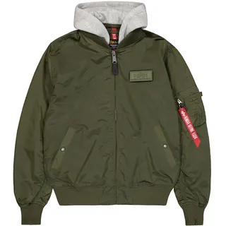 Alpha Industries MA-1 TT Hood Bomberjacke Dark Green