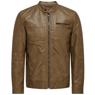 Only & Sons Male Kunstlederjacke Jacke