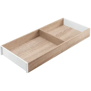 Blum AMBIA-LINE Schubladen-Organizer in hochwertigem Holzdekor | ideal für Küche, Bad & Kleiderschrank | modular einsetzbar und sicherer Halt dank Antirutsch-Füße | 42×20×5 cm| Bardolino Eiche