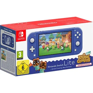 Switch Lite blau + Animal Crossing: New Horizons Bundle