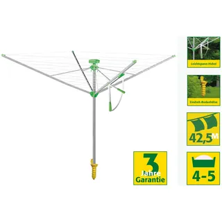 Juwel Wäschespinne Novaplus 500 Easy (Wäscheschirm, 2,95 m, Automatik Spanner)