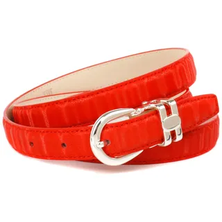 Anthoni Crown Ledergürtel 2 cm Gürtel aus innovativem Leder, in 3D-Optik,