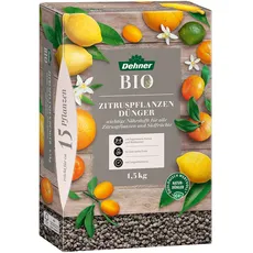 Bild Bio Zitruspflanzendünger, hochwertiger Dünger für Zitruspflanzen, organischer NPK-Dünger, mit Spurennährstoffen, ökologisch wertvoll, natürliche Langzeitwirkung, 1.5 kg