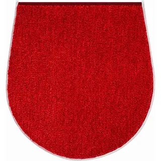 Grund Room Badteppich, 100% Polyacryl, sehr weich, Rubinrot, 47x50 cm