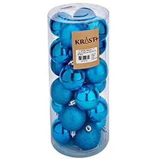 Krist+ Weihnachtskugel-Set, Mehrfarbig, Standard