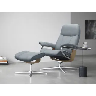 Stressless Stressless® Relaxsessel »Consul«, mit Cross Base, Größe S, M & L, Holzakzent Eiche blau