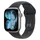 Watch Series 11 GPS 42mm Aluminiumgehäuse Grau Uhrenarmband Schwarz M