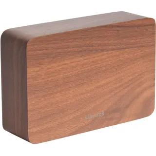 Karlsson – Quadratischer Wecker – Dunkles Holz - Braun