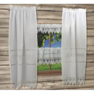 HOSSNER - ART OF HOME DECO Querbehang »BALDO« 1, weiß