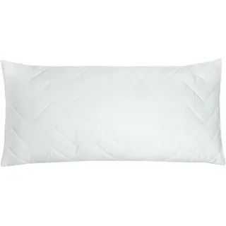 ZOLLNER antiallergisches Kopfkissen mit Zick-Zack-Steppung in 40x80 cm - Polyesterfüllung - atmungsaktiver Bezug aus Mischgewebe - waschbar bis 95°C - Hotelqualität