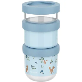 Mepal Snackbox stapelbar blau 100 + 175 + 275 ml 3-teilig