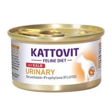 12x85g Vițel Urinary Kattovit Conserve pentru pisici