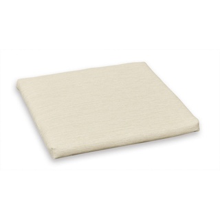 Xxxl Sitzkissen , Beige , Textil , Uni , Füllung: Schaumstoff, Vlies , 50x4x50 cm , Made in Germany , mittels Bändern zu befestigen , Heimtextilien, Wohntextilien, Sitzkissen