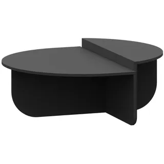 [en.casa] Tondesdaslo Dunkelgrau Holzwerkstoff 90 x 35 x 90 cm