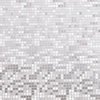 HANMERO Tapete Mosaik,Blattgold Flicker Hintergrund, modernes Wand-Dekor Deckenleuchte Hotel Shop Rolle Silber 0,53mx10m