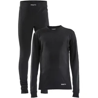 Craft Core Dry Baselayer Unterwäsche-Set Kinder 999000 black 158/164