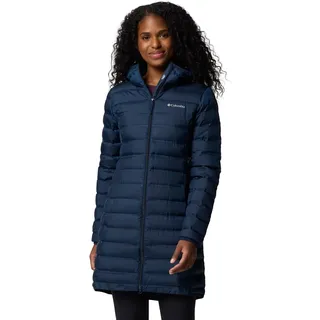 Columbia Lange Daunenjacke mit Kapuze für Damen, Lake 22 II