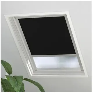 Dachfenster Verdunkelungsrollo geeignet für Velux Fenstergröße CK01 schwarz 38,3