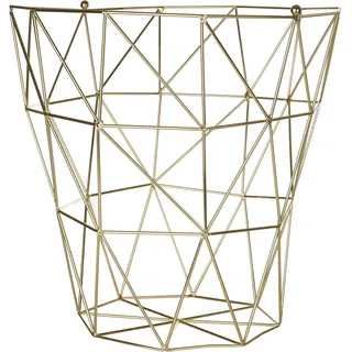 Premier Housewares Vertex, vergoldet, Metall, Gold, 31 x 31 x 31 cm