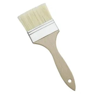 SCHNEIDER Bäckerpinsel, mit Holzstiel, Backpinsel mit Holzstiel, Breite: 80 mm