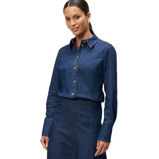 Zero Jeanshemd mit Knopfleiste 34