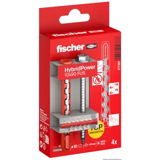 Fischer HybridPower Dübelset 90 mm 4 Stück