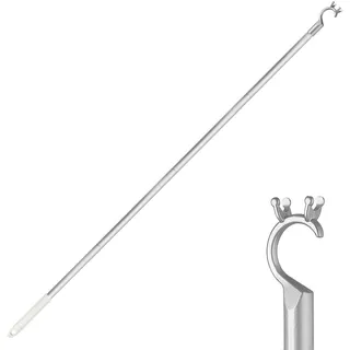Dachfenster Extender mit Haken - 115 cm, Leichtes Aluminium, Einfache Montage für Velux und andere Dachfenster, Ideal für schwer zugängliche Fenster