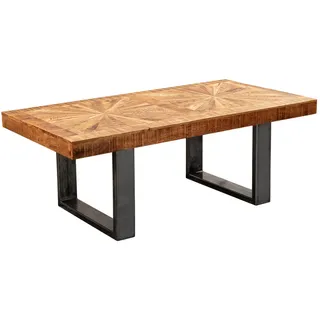 Wohnling Couchtisch Braun Mangoholz 105 x 55 x 40 cm