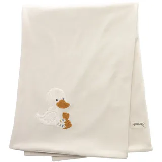 Babydecke STERNTALER "Babydecke Micorfleece ENTE Edda", Baby, beige (ecru), Obermaterial: 100% Polyester PES., Wohndecken Babydecke