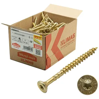 Klimas Holzschrauben 3,5 x 50 mm 400 Stück