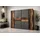 Schiebetürenschrank Narago 270,3 x 210 x 61 cm Dunkelgrau