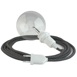 Creative Cables Rs81 5 M Hängeleuchte Für Lampenschirm - Black / White - One Size