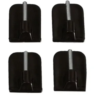 LIEDECO Klebeträger für Vitragen-Bistrostangen,