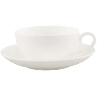 Villeroy & Boch Teetasse mit Untertasse 0,12 l Weiß