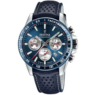 Festina Timeless Chronograph Leder 45 mm F20561-2