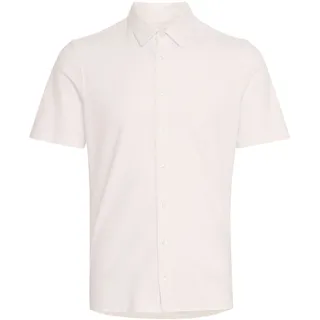 Kurzarmhemd CASUAL FRIDAY "Kurzarmhemd CFFolke", Herren, Gr. 3XL, N-Gr, weiß (snow weiß), Obermaterial: 95% Baumwolle CO. 5% Elasthan EL., Hemden Kurzarmhemd