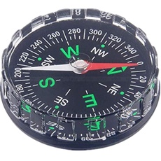 Mini Kompass Taschenkompass, tragbarer Überlebenskompass Professionelles Button Kompass Navigationswerkzeug zum Wandern, Cam, Bootfahren, Rucksacktouren